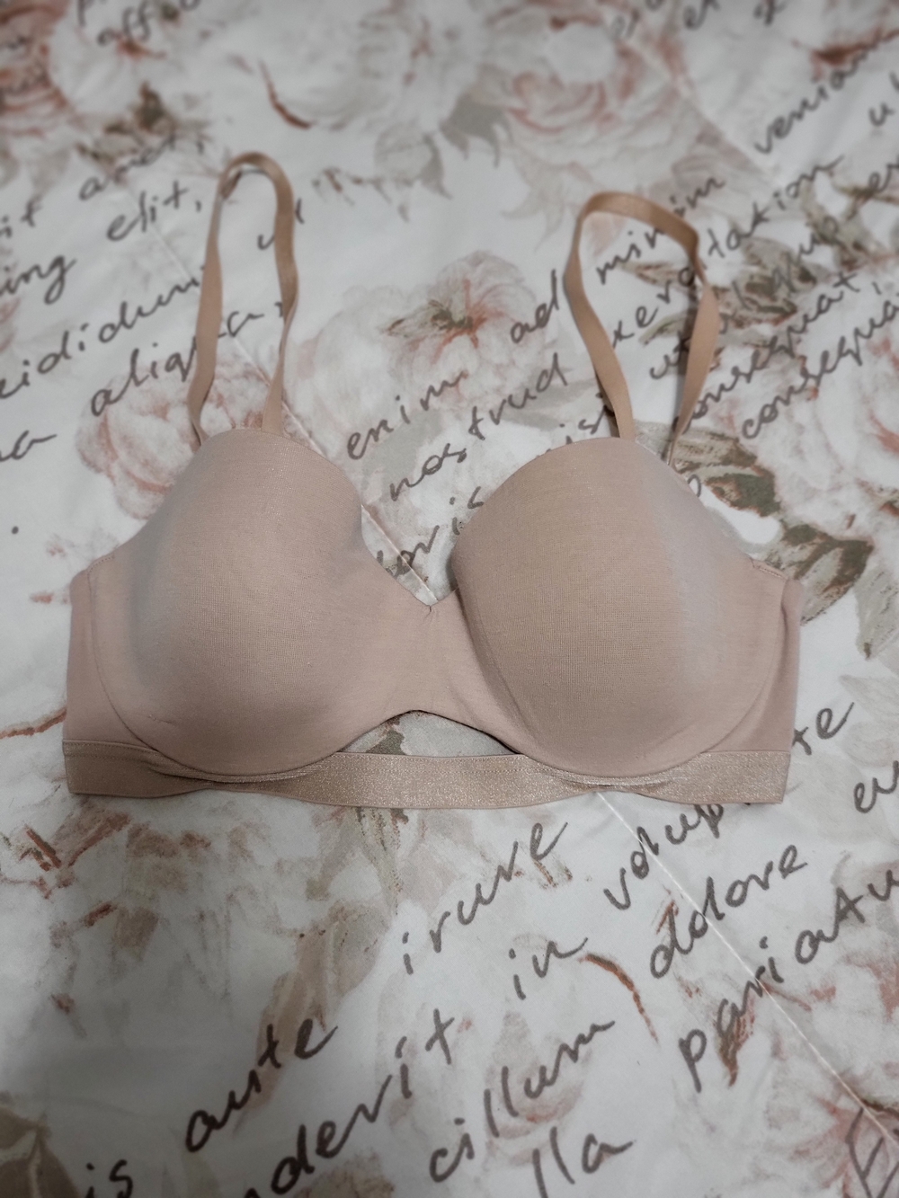 ThirdLove 24/7 Cotton T-Shirt Bra 32C Blush Pink